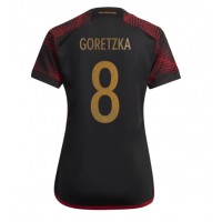 Tyskland Leon Goretzka #8 Bortatröja Dam VM 2022 Kortärmad